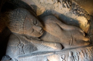 Ajanta Caves, India - paintings and sculptures